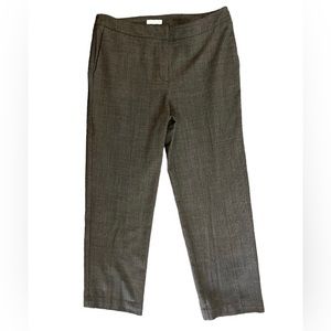 Charter Club Allison Fit Brown Plaid Dress‎ Pants | Size 12P
